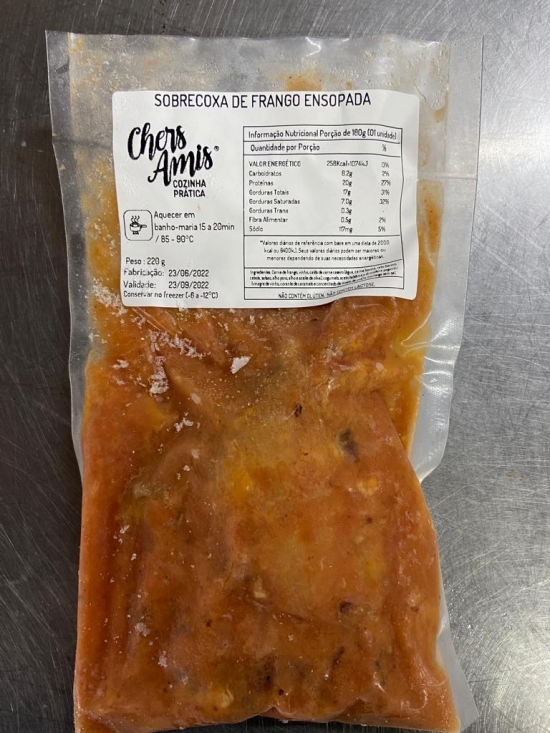 Sobrecoxa de Frango Ensopada 